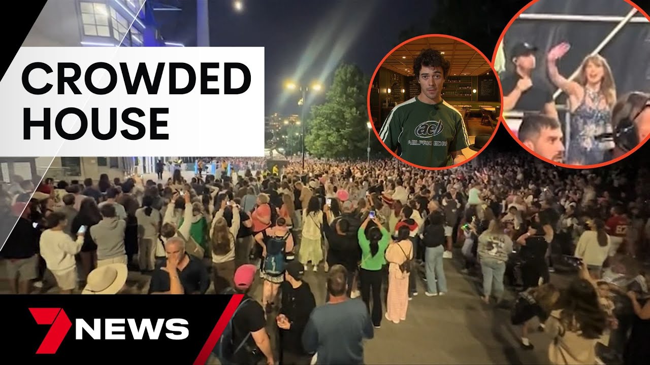 Ticketless Taylor Swift fans ignore pleas to stay away from the MCG | 7 News Australia