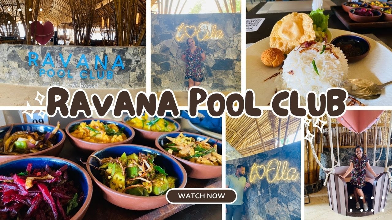 Ravana Pool Club Breakfast | ඇල්ල නගරයේ ලස්සනම තැනක් | Things To Do in Ella Sri Lanka | Mini EP 61