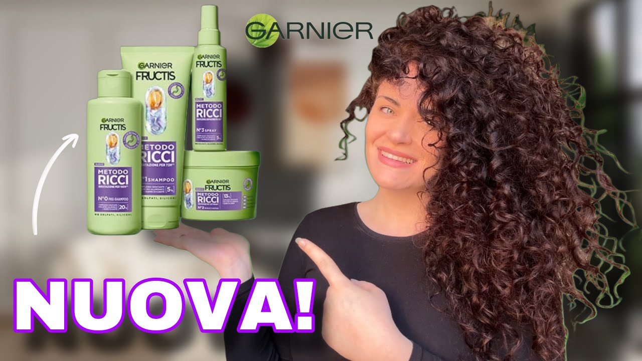 CAPELLI RICCI: PROVO NUOVA LINEA METODO RICCI DI GARNIER 😍