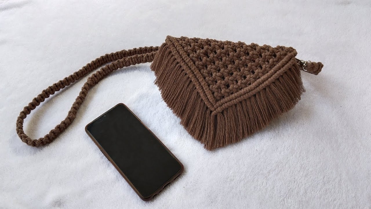 DIY Macrame Sling Bag Tutorial | Easy Way to Make Macrame Bags | For Beginners Simple and Easy
