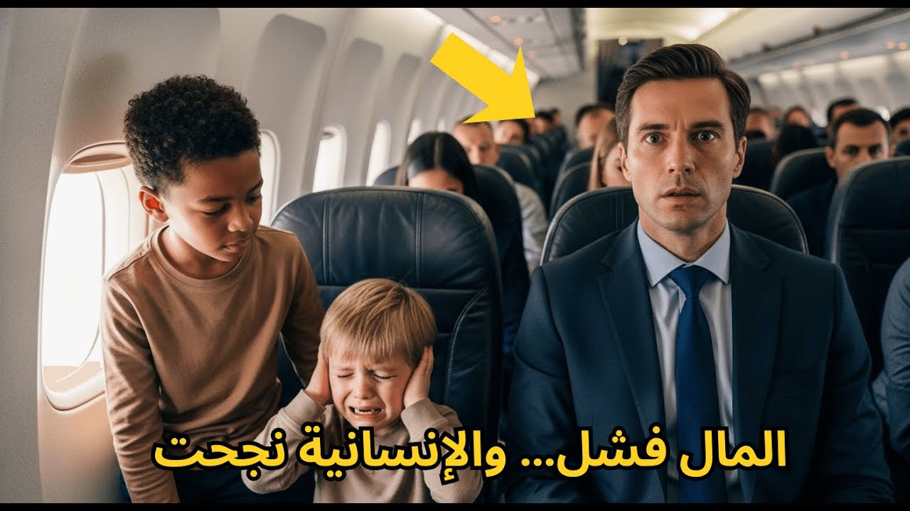 ابن مليونير مصاب بالتوحّد انهار في الطائرة… ما فعله فتى أسود فقير صدم الجميع