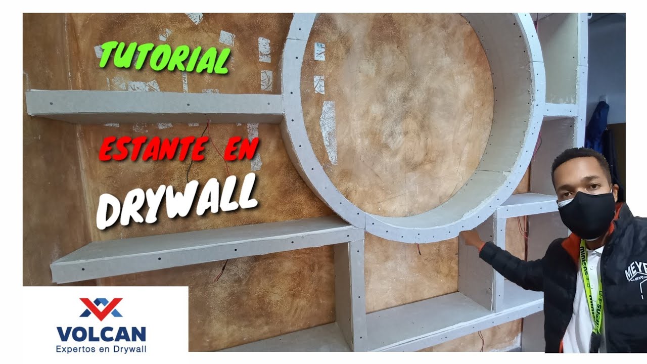 Cómo hacer un Estante de drywall impresionante ‼️ ✅ 😱