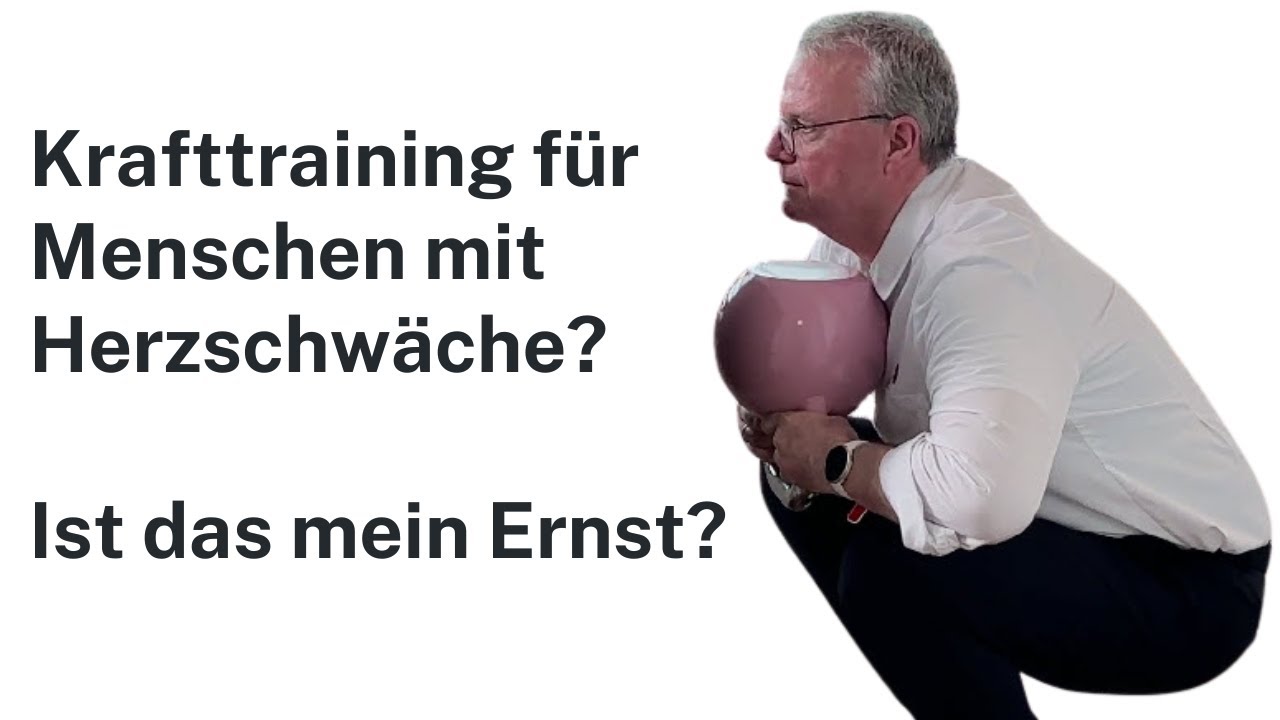 Sollen Menschen mit Herzschwäche Kraftsport machen? Wenn ja, was und wieviel?