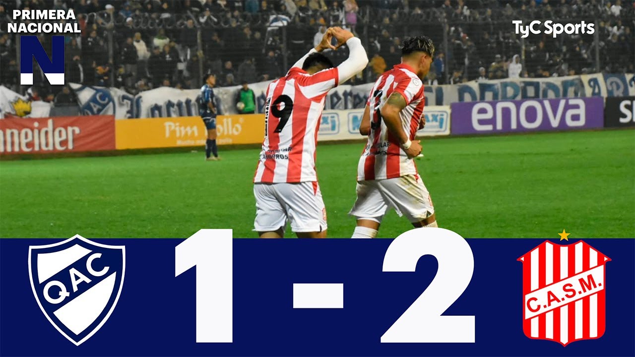 Quilmes 1-2 San Martín (T) | Primera Nacional | Fecha 24 (Zona A)