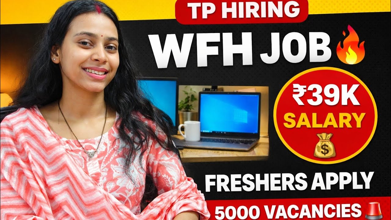 🔥 Teleperformance WFH Job 2026 | ₹39K Salary 💰 | Freshers Can Apply | 5000 Openings 😱