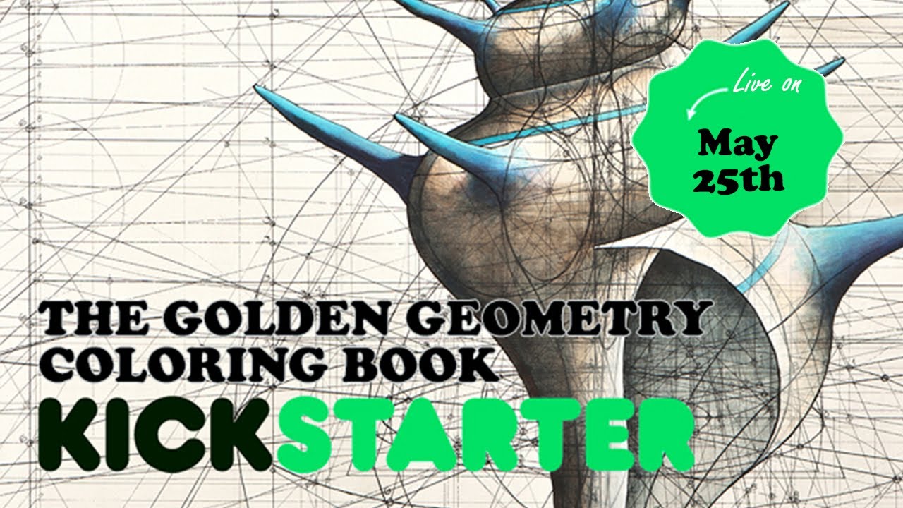 Introducing The Golden Geometry Coloring Book by Rafael Araujo.