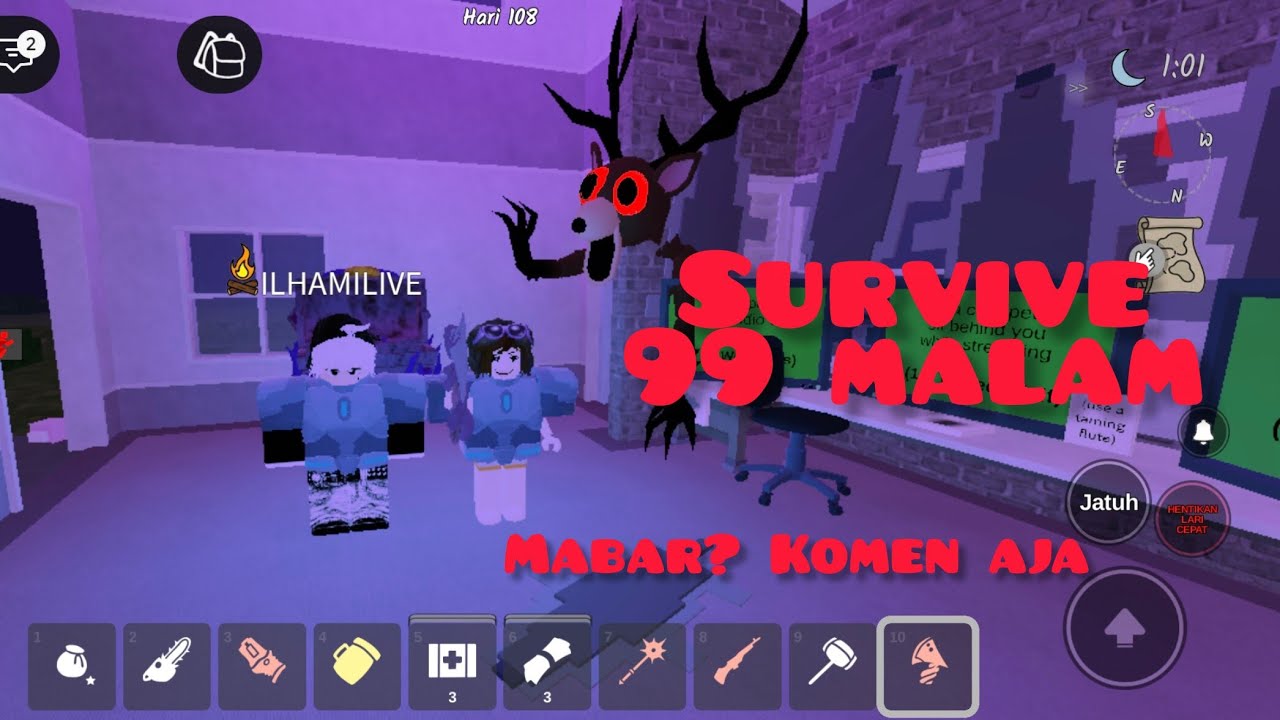 🔴 LIVE 21.00 WIB! Roblox 99 Nights in the Forest 🌙 Uji Nyali Malam Ini!🌙 LIVE Malam Ini! #roblox