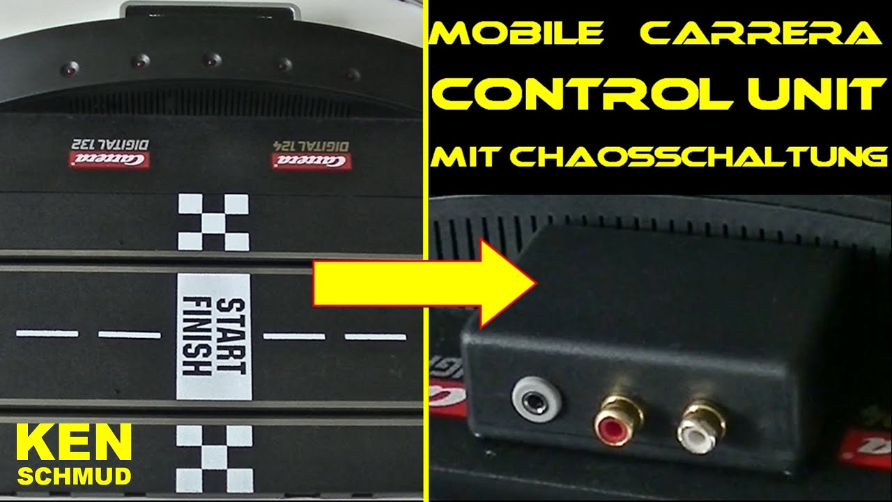 Umbau der Control Unit zur mobilen CU mit Chaosschaltung | Carrera Digital 132/ 124/ 143