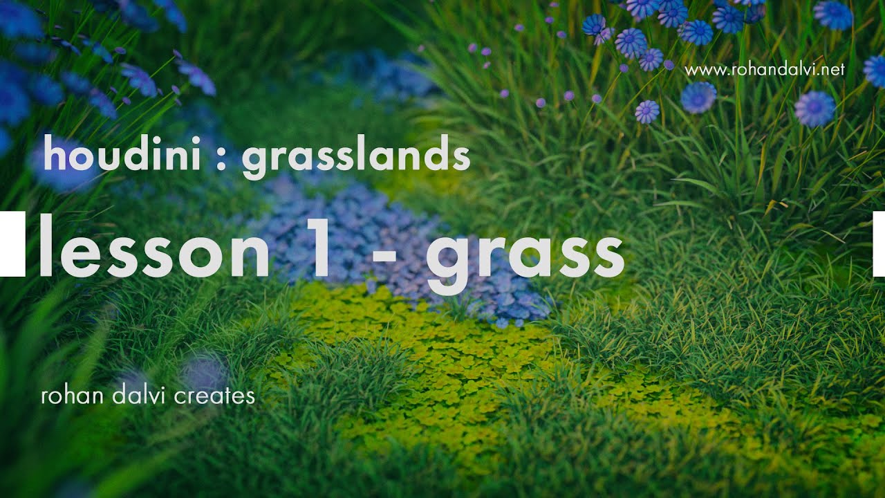 Houdini grasslands   lesson 1   grass