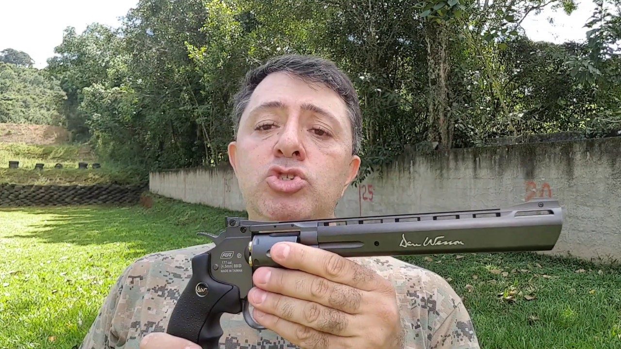 Mini Review Revólver de Pressão CO2 ASG Dan Wesson 8
