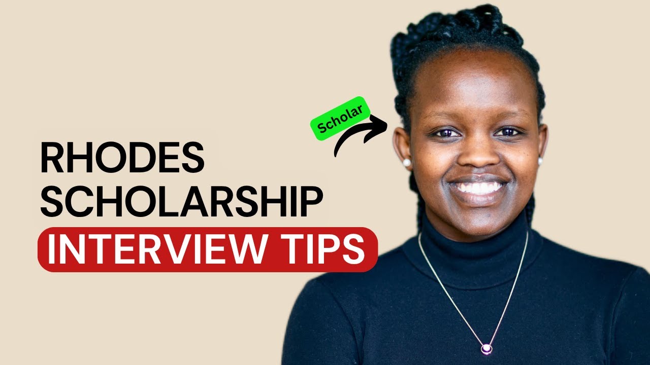 How I aced the Rhodes Scholarship interview (Here are some tips for you)