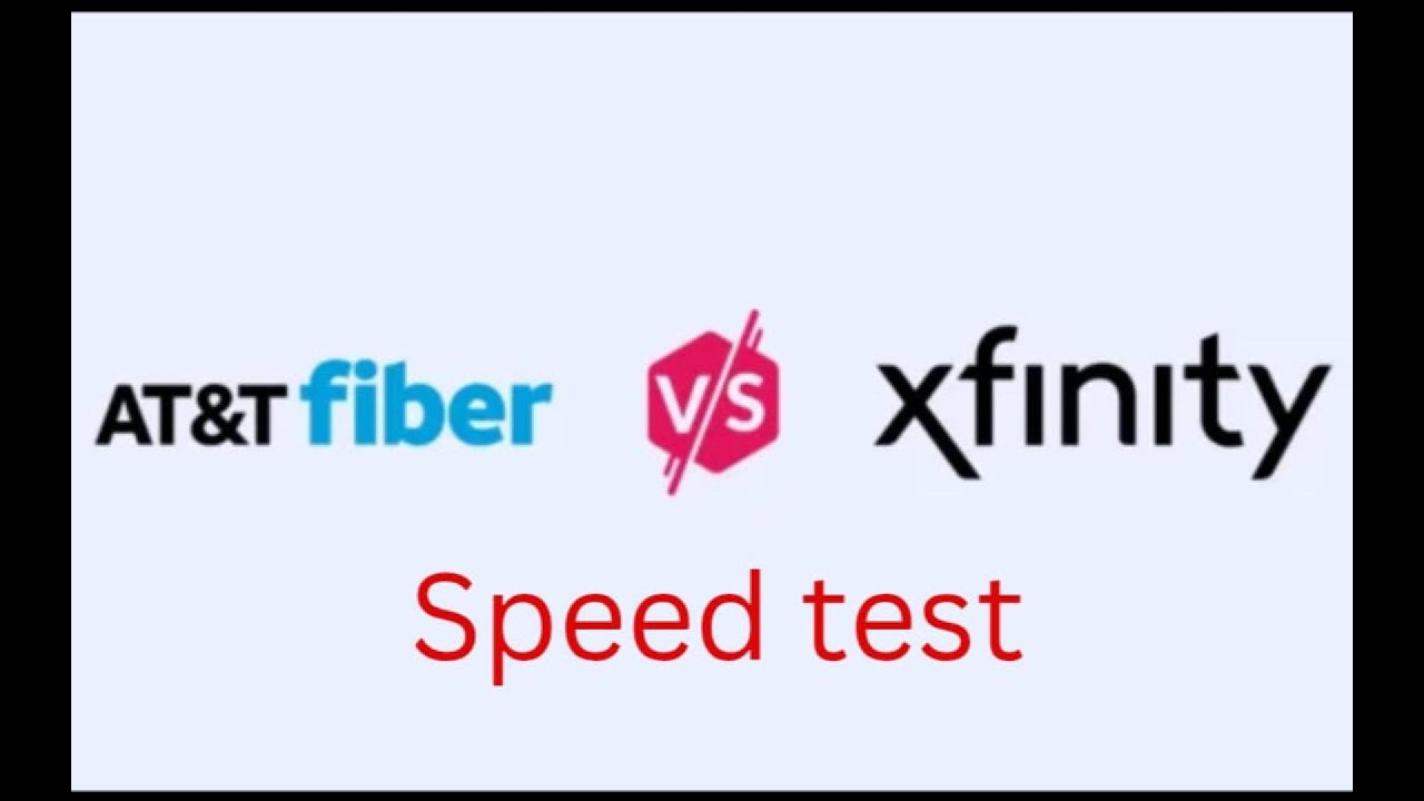 ATT Fiber Vs Xfinity Speed test