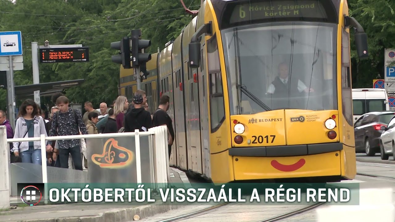Októbertől visszaáll a régi rend a Nagykörúton 21-08-27