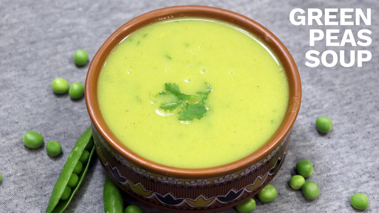 हरे मटर का सूप | HEALTHY GREEN PEAS SOUP • Hare Matar ka soup