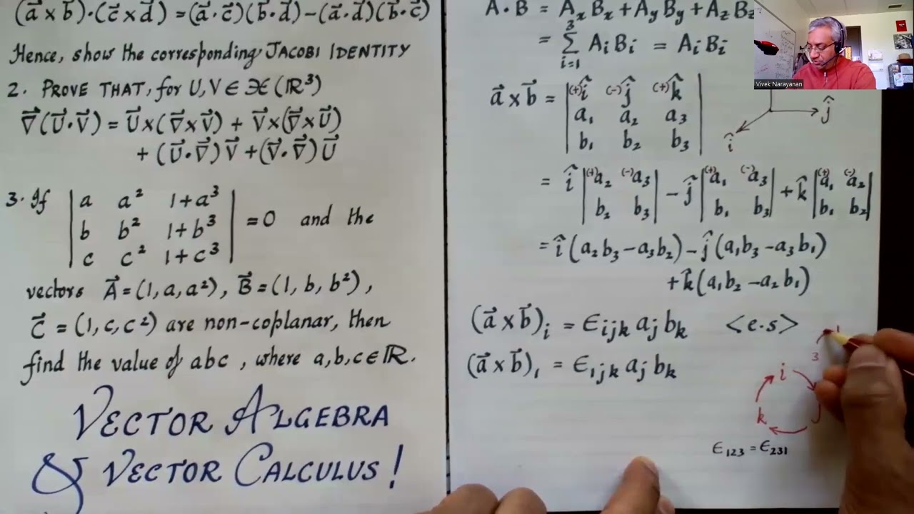 GCM02: Vector algebra and vector calculus