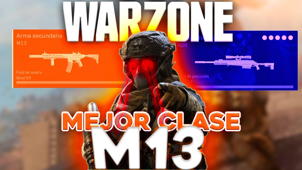 ¡SIN RETROCESO! La MEJOR CLASE de la M13 en Call of Duty WARZONE *ARMA LASER*✅😱