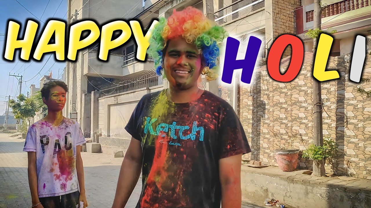Happy HOLI gyes  #holi  