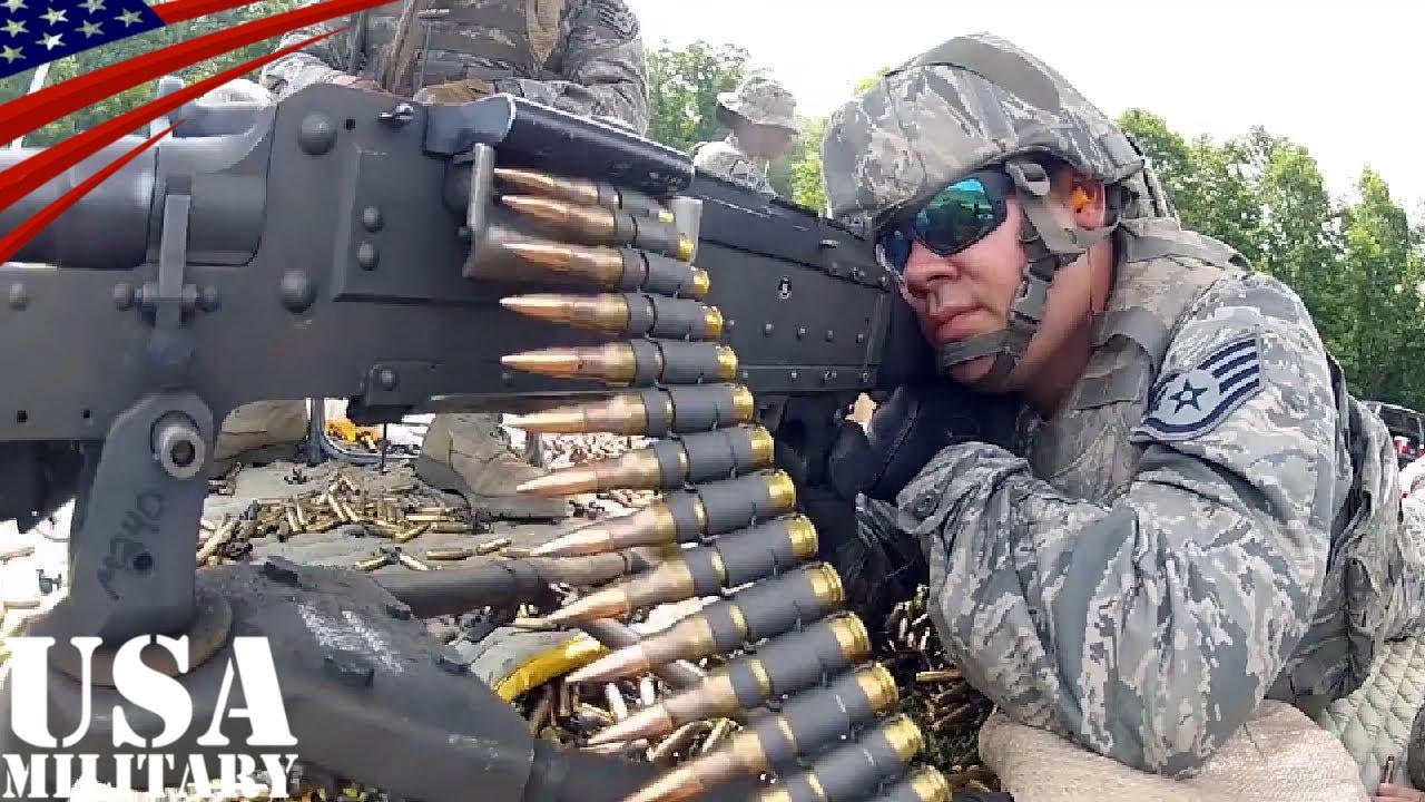 M240 & M249 Machine Gun Live Fire Train by U.S. Air National Guard