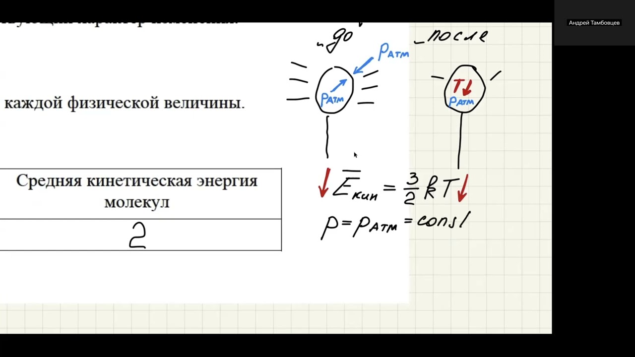 Вебинар 18. Все задачи №7, 9, 10 | МКТ | Первая часть (задачи 36-43) + Термодинамика