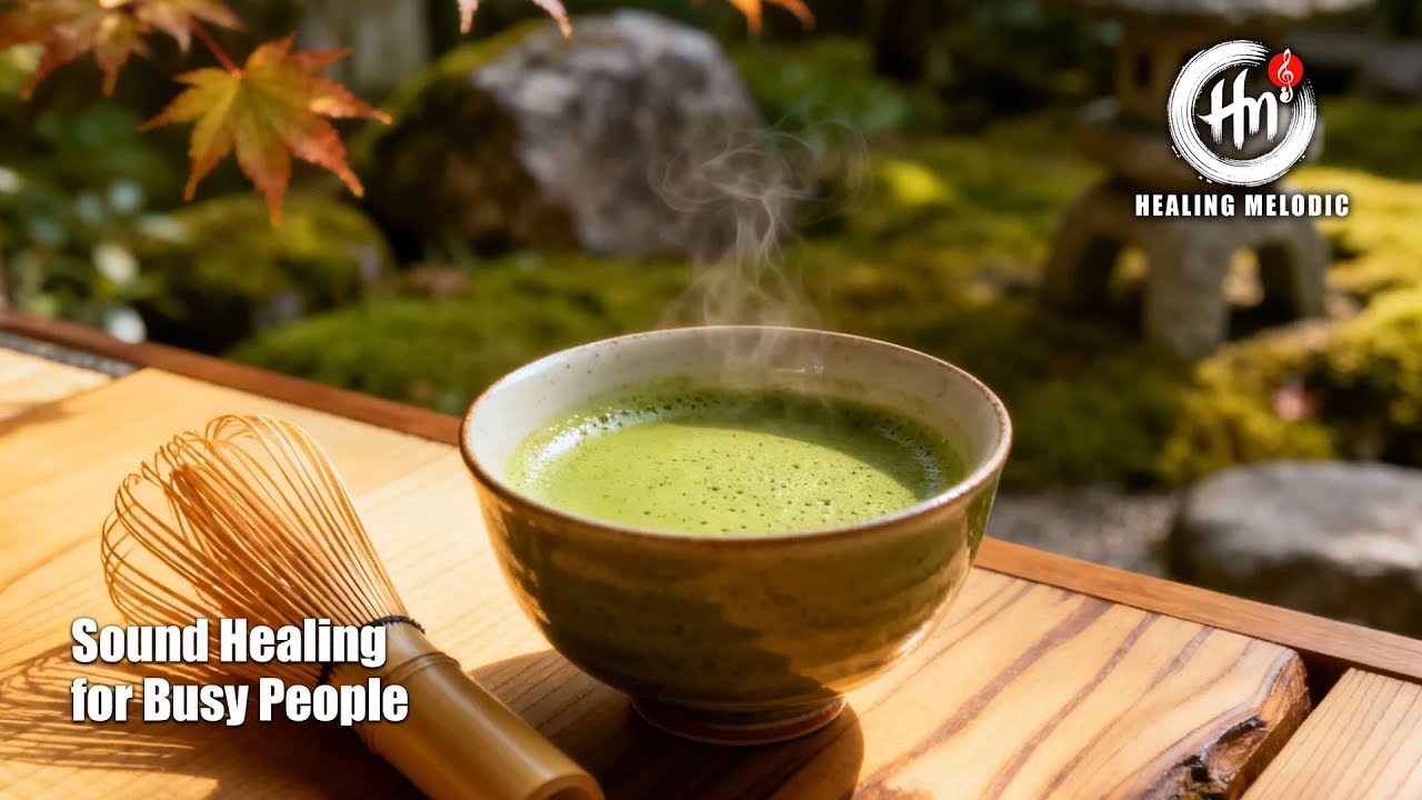 WARM MATCHA of Calm – Japanese Sound Healing Melodic| 15 Minutes of Vibrations for Calm Emotions