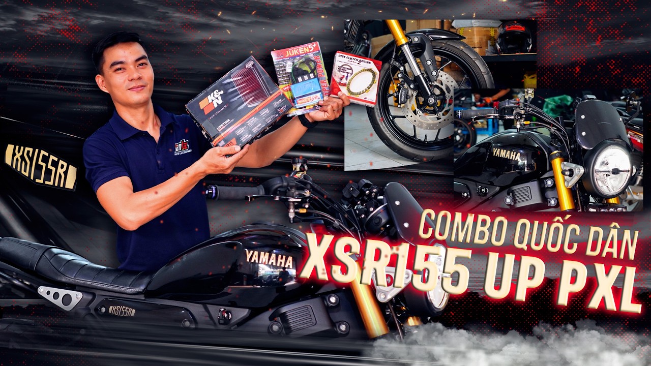 XSR 155 Pô Xăng Lửa - combo nhập môn không mạnh nhưng chắc chắc sẽ làm hài lòng người mới chơi