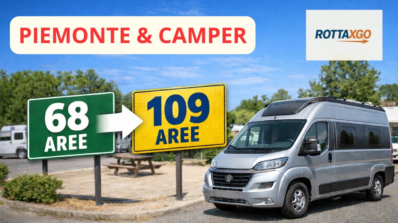 Nuove aree sosta camper in Piemonte: numeri, fondi e cosa cambia davvero