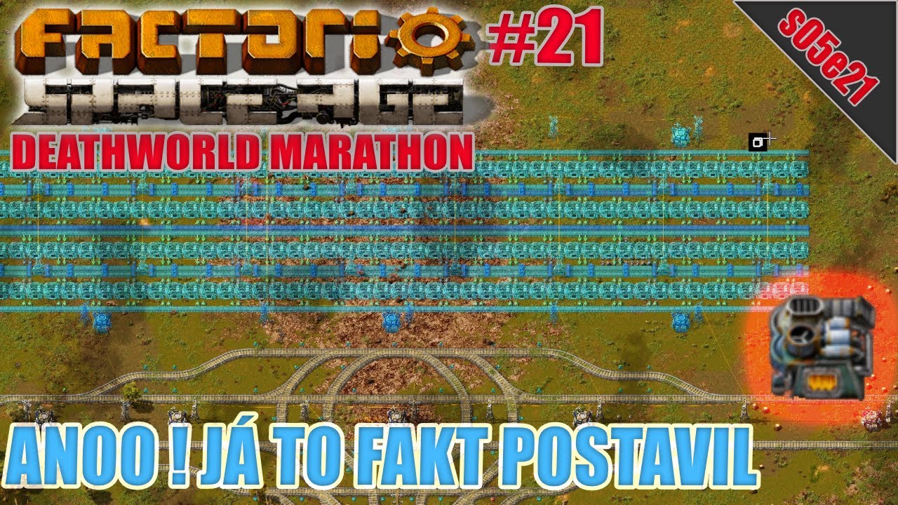 Dnes nastala revoluce ve smeltingu surovin ! | S05E21 | Factorio: Space Age - Maraton světa smrti