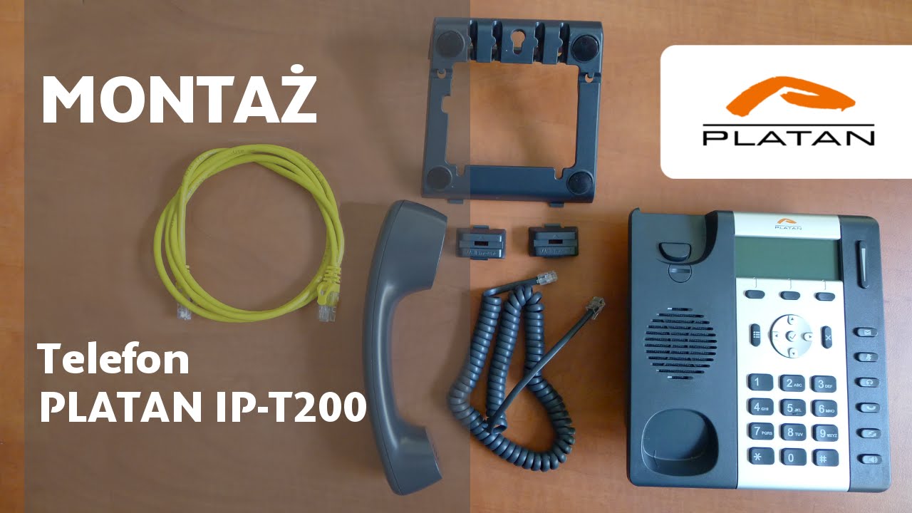 Montaż: telefon Platan IP-T200