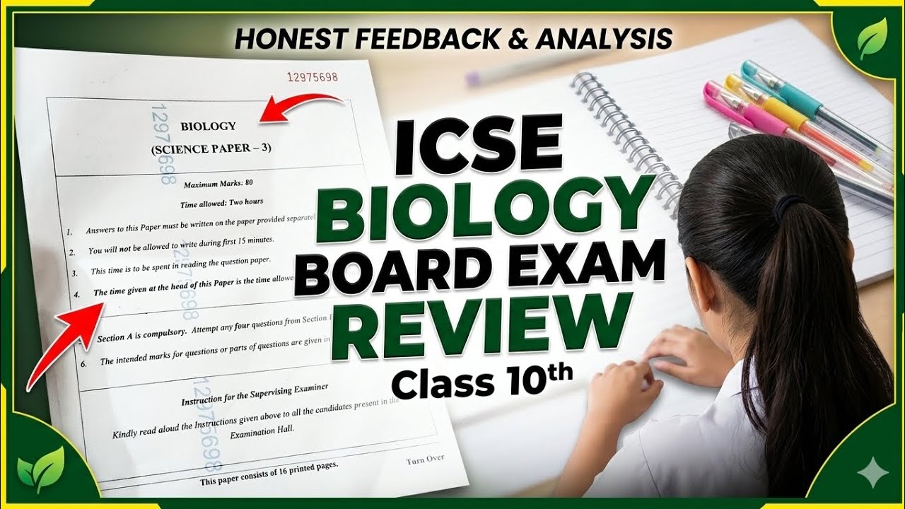 Class 10th*icse* Biology board exam review..😭😭😭.....
