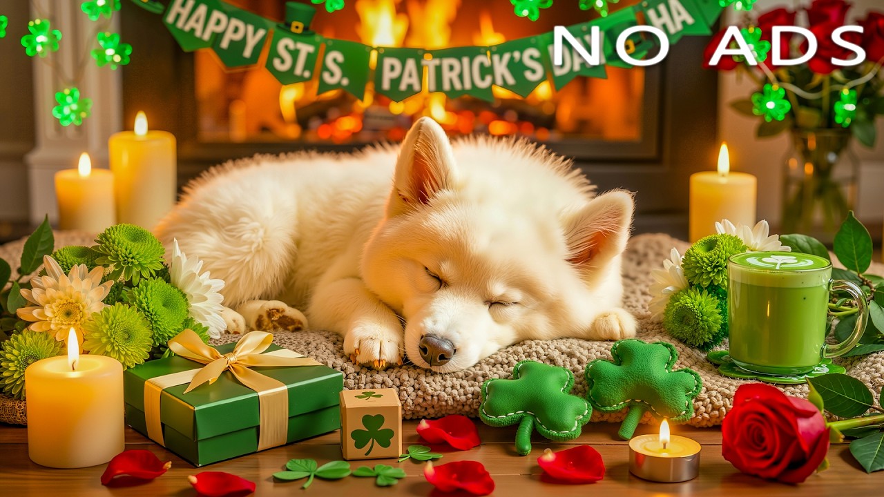 Deep Sleep Music Dog & Calming Dog Music 🐶 4 Hours of Soothing Sounds for Anxiety Relief 💖 No Ads