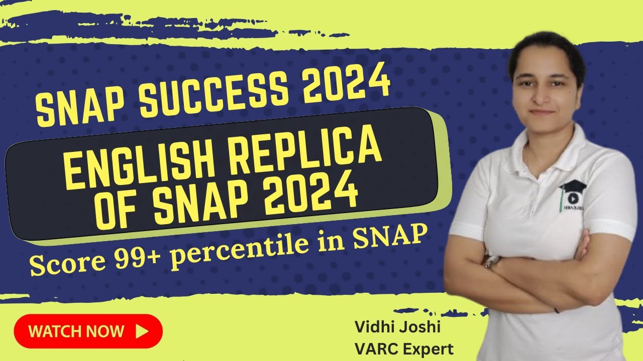 SNAP Success 2024 &mdash; общий английский (реплика из SNAP 1) | Важно для SNAP 2024 | MBA Karo