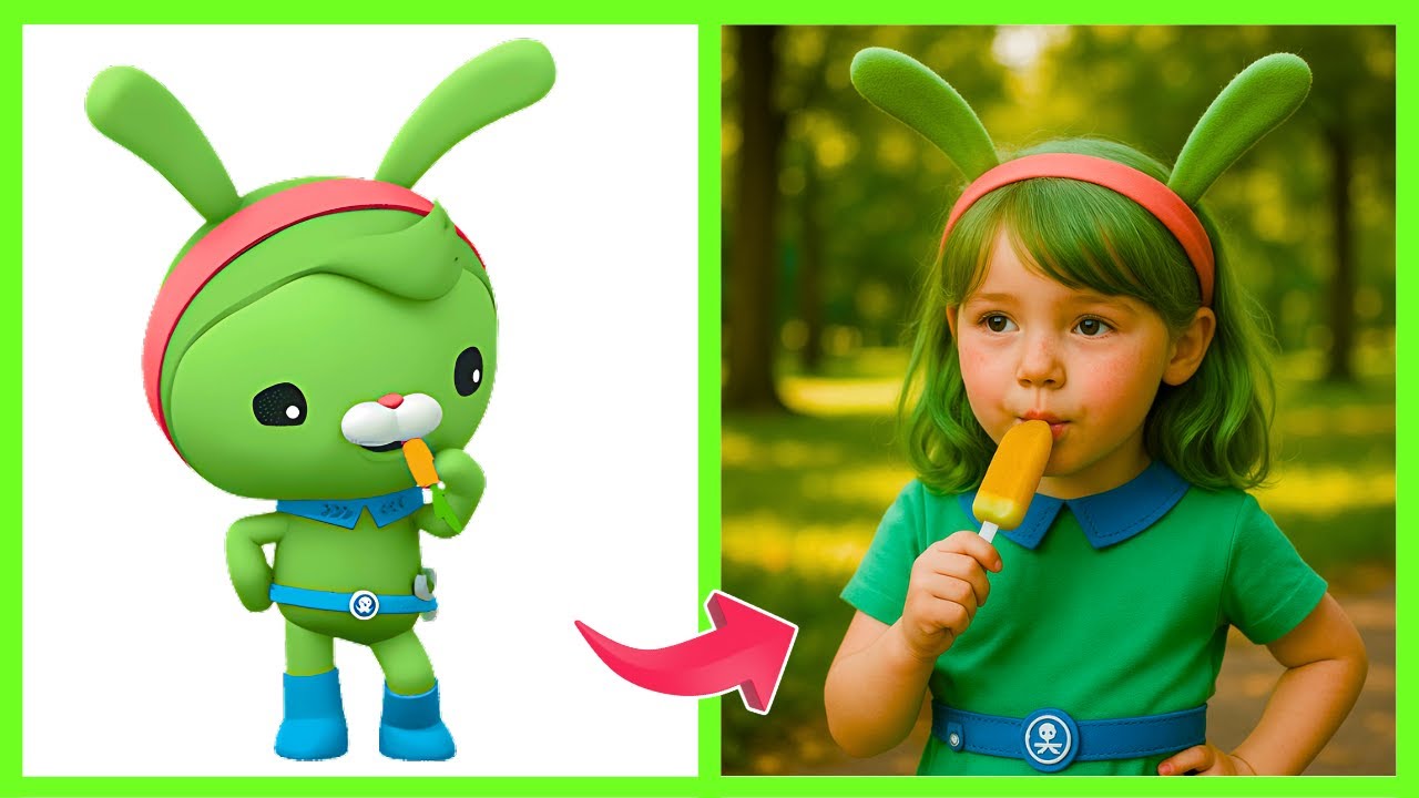 OCTONAUTS CHARACTERS BUT AS HUMAN!
