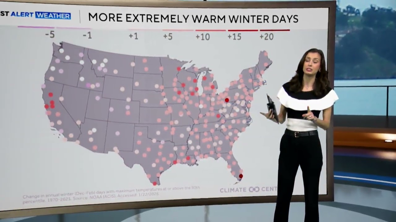 Did you know the US felt it's hottest EVER winter temperature this past week? Zoomin' with Zoe: