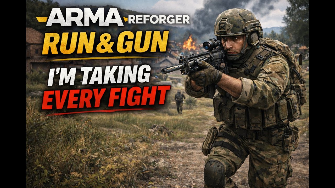 ARMA Reforger Live Gameplay | Tactical Sniping and Run & Gun