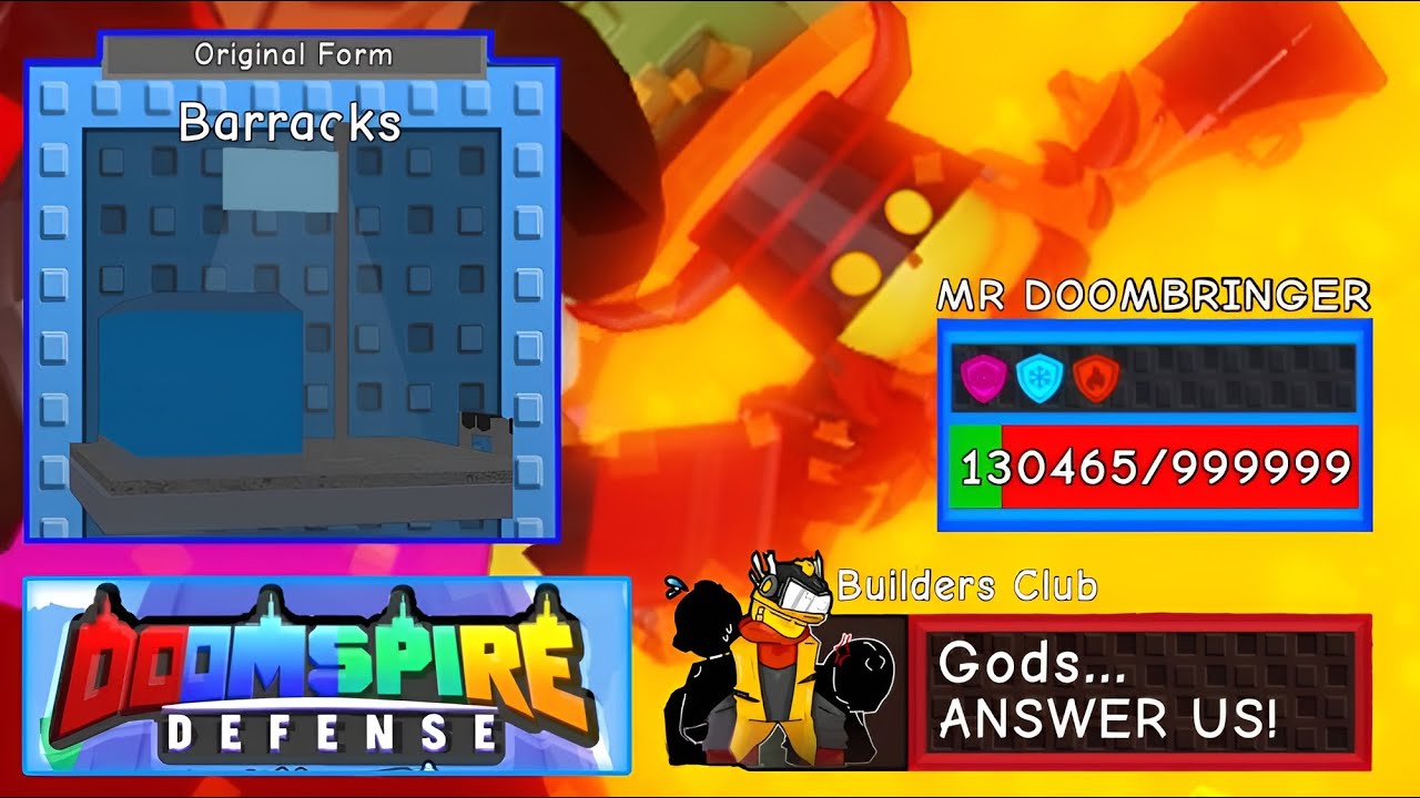 GrandMaster + Red/Hard Mode & Barracks│Doomspire Defense [REWRITE]│IMeSPh