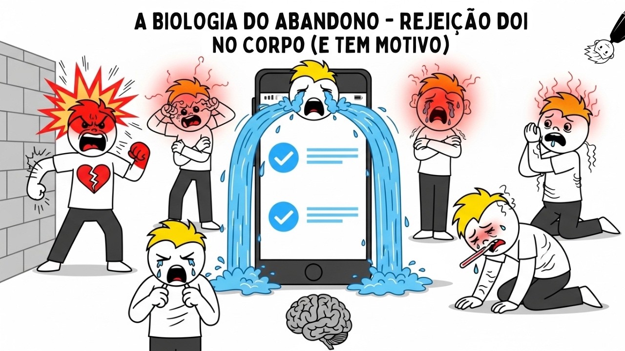 A Biologia do Abandono — Rejeição dói no corpo (e tem motivo)