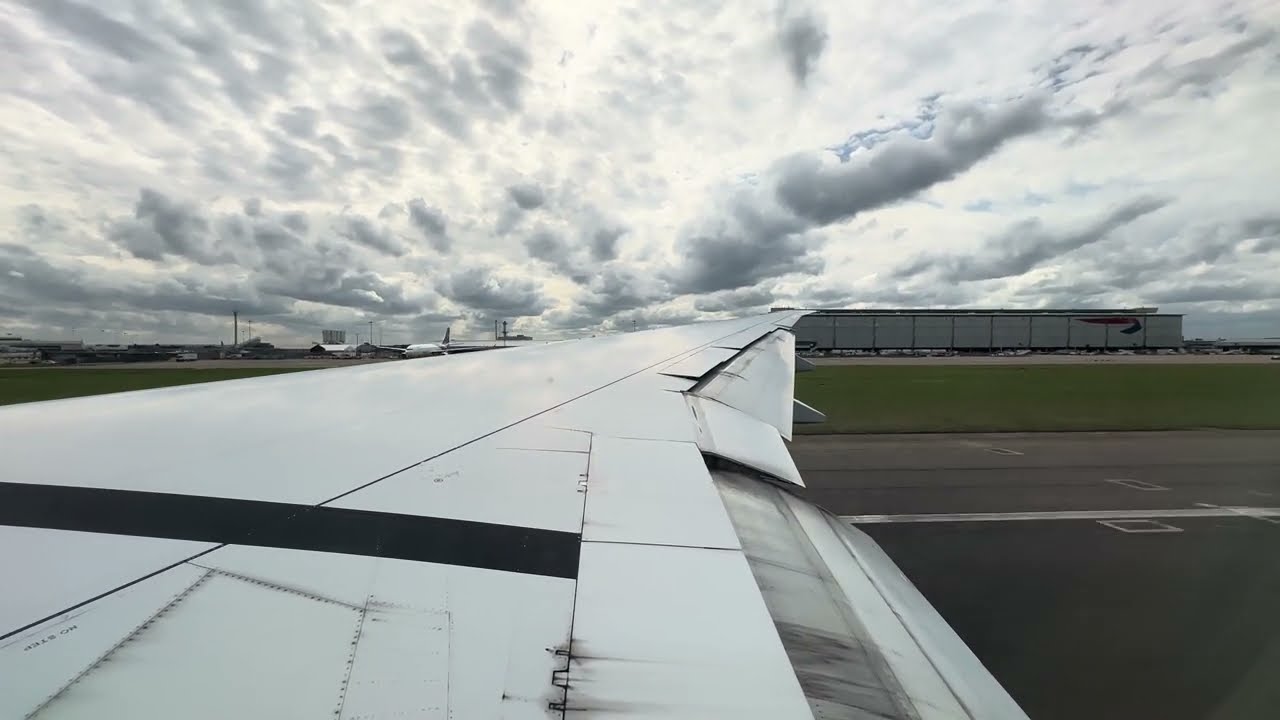 BA 777 - Takeoff from London Heathrow on a September Afternoon