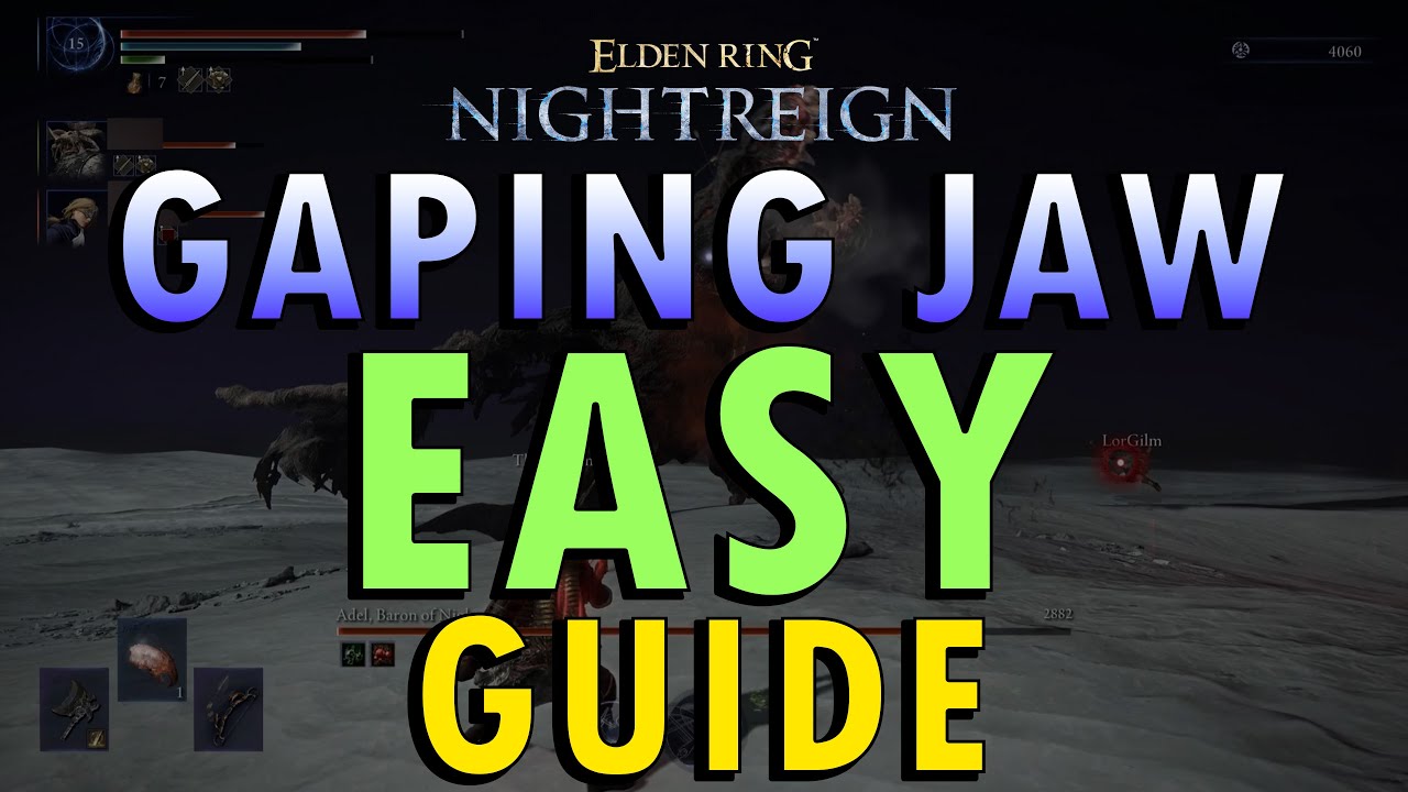 Elden Ring: Nightreign &ndash; Gaping Jaw Boss Guide (+ Commentary) | Adel, Baron of Night