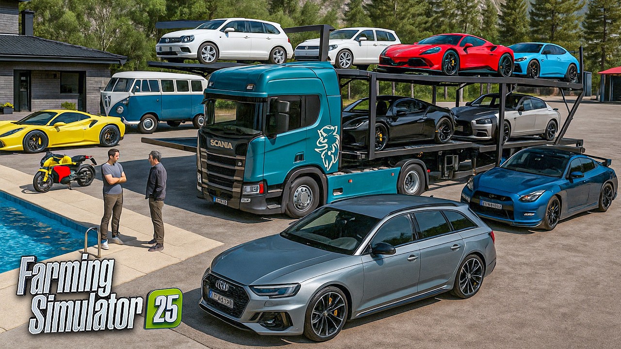 Vivre comme un Milliardaire sur FS25 (Voitures de Course, Maison &agrave; 15.000.000&euro; et Stand de tir)
