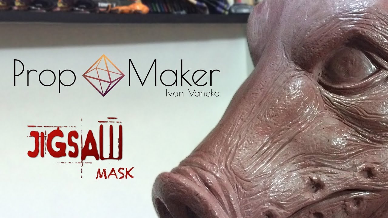 Prop Maker: Jigsaw Pig mask 1/2