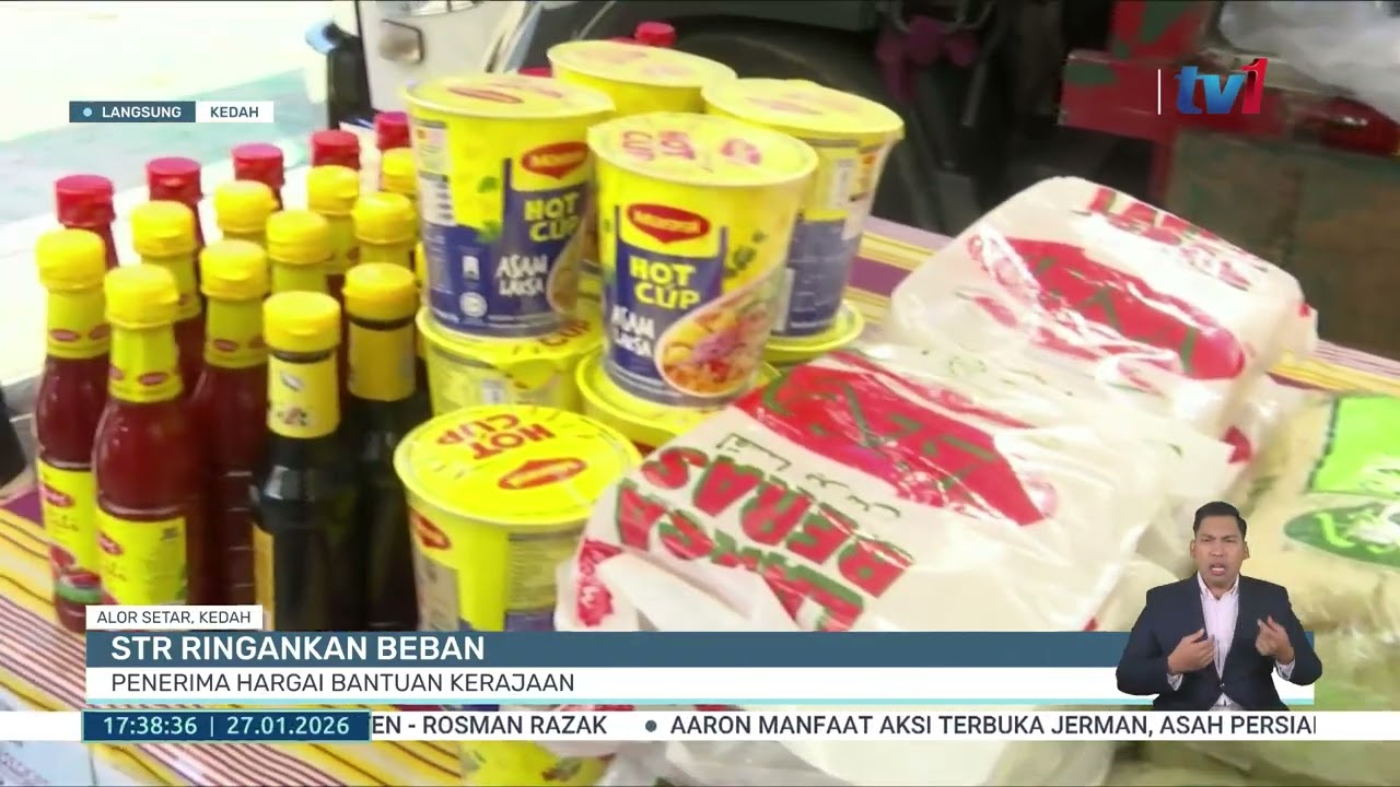27 JAN 2026 - BERITA WILAYAH - STR RINGANKAN BEBAN: PENERIMA HARGAI BANTUAN KERAJAAN