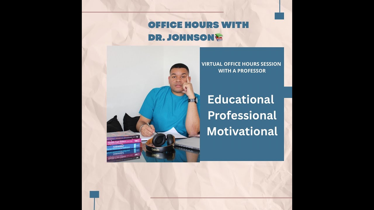 Office Hours with Dr. Johnson featuring Janeen