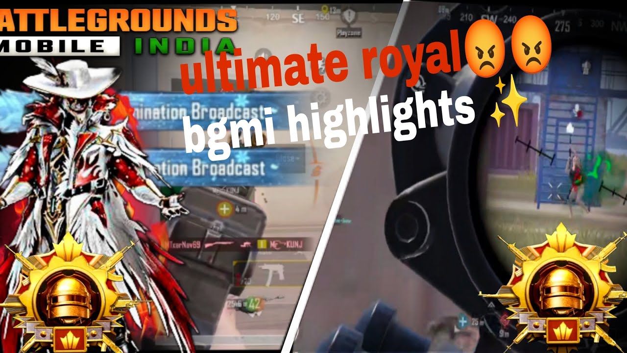 Ultimate royal 😡😡 &bgmi 4.2 update gameplay highlights ✨⭐🌃✨#bgmivideos 