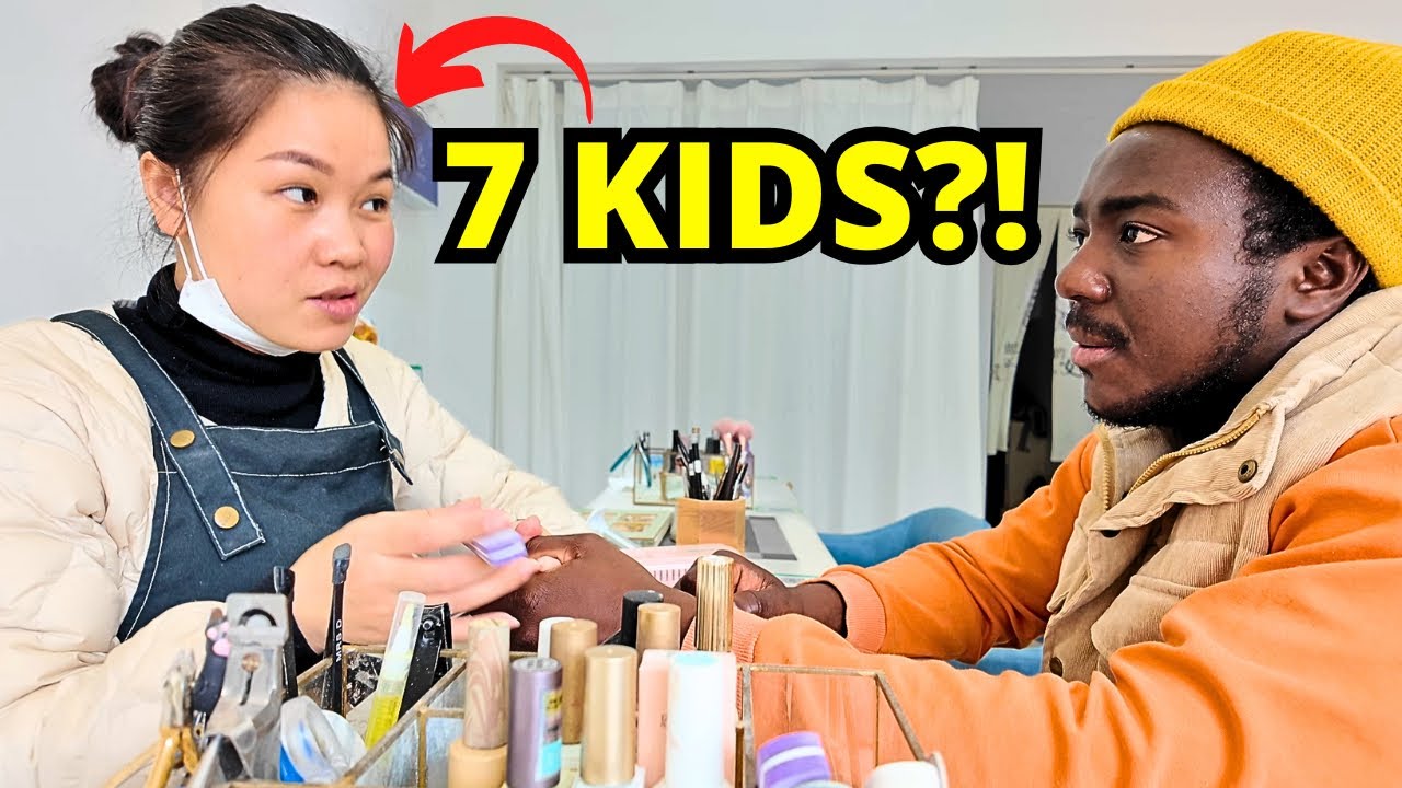 Gossiping with a Chinese girl in a nail shop… then THIS happened!