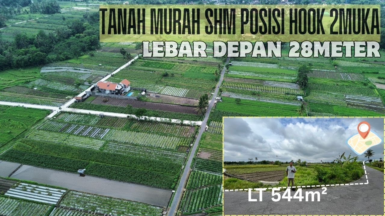 Dijual Tanah Posisi Hook View Merapi di Sleman Dekat UII & Jalan Kaliurang Harga 700Rb/m | SB EPS528