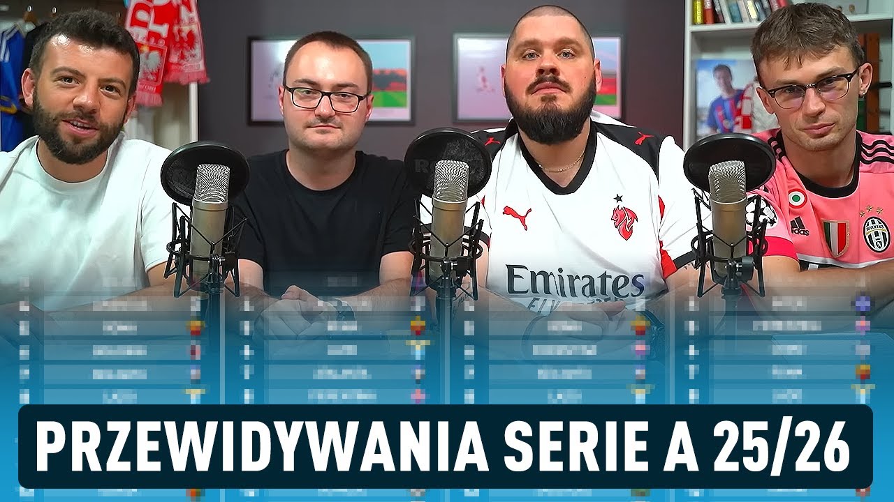 SERIE A 2025/26! PRZEWIDUJEMY TABELĘ we CZTERECH?! PIŁKARZYKI x CALCIO (e)MERITO!