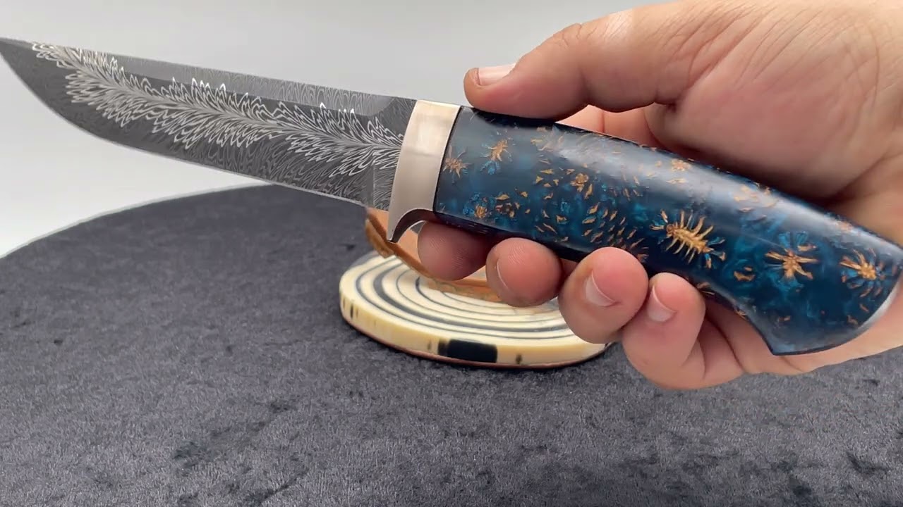 Phoenix Feder Mosaik Damast Damascus