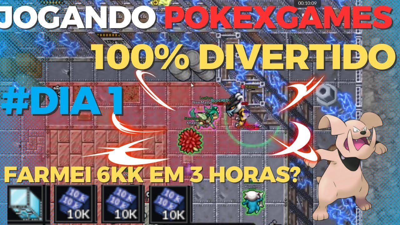 Jogando PxG 100% Divertido #Dia 1 - Farmei 6kk em 3 horas?  / Bosses Semanais e 2H Hunt Togetic