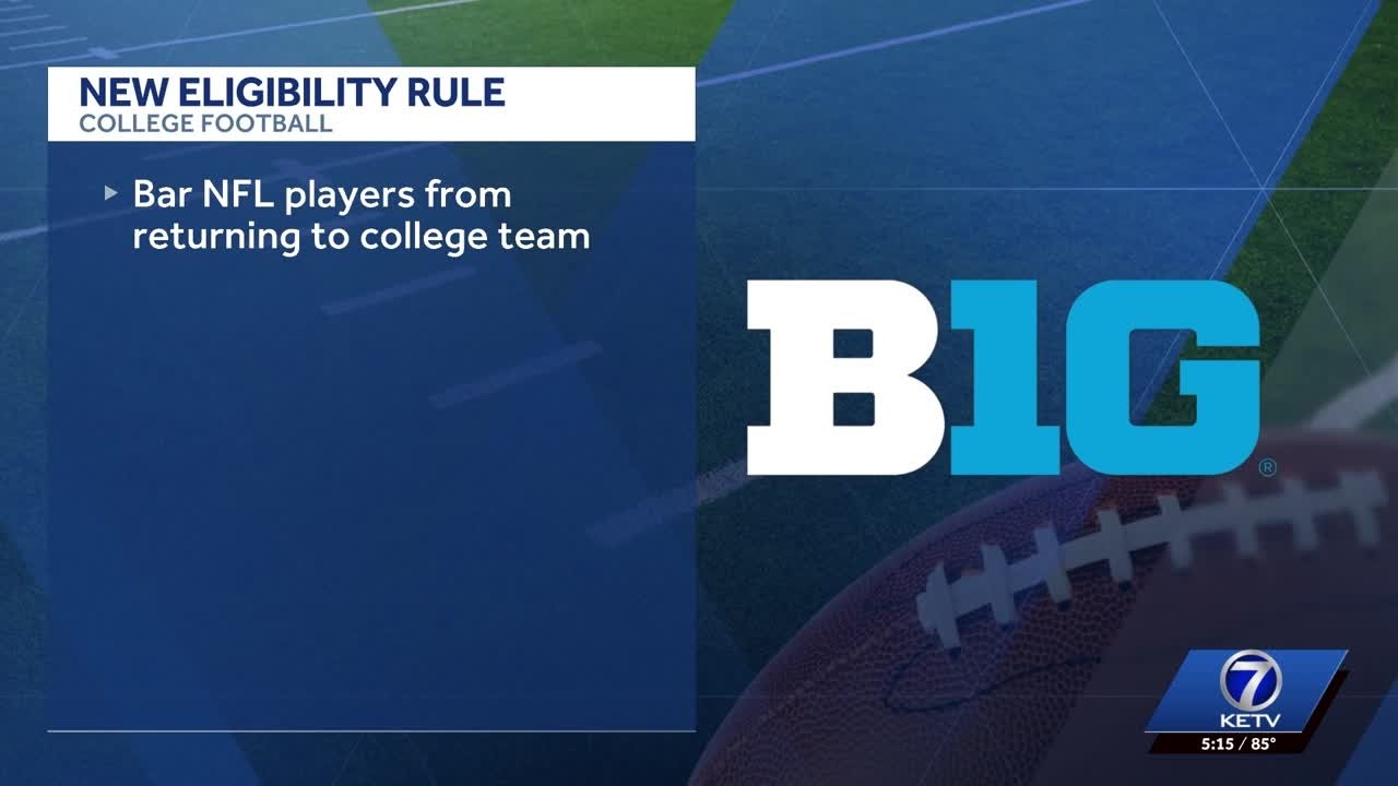 Big Ten passes new college eligibility rule