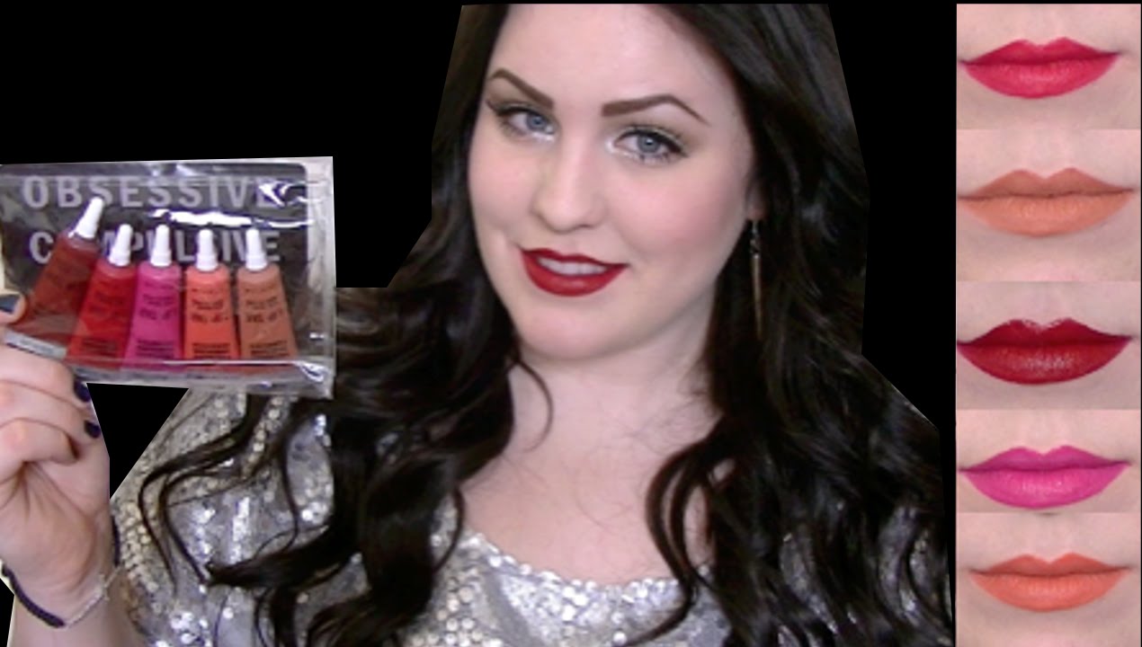OBSESSIVE COMPULSIVE COSMETICS: PRO'S PICKS LIP TAR SET REVIEW + LIVE SWATCHES